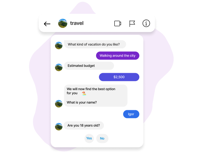 Quizzes, games and sending personalized promo codes on Instagram