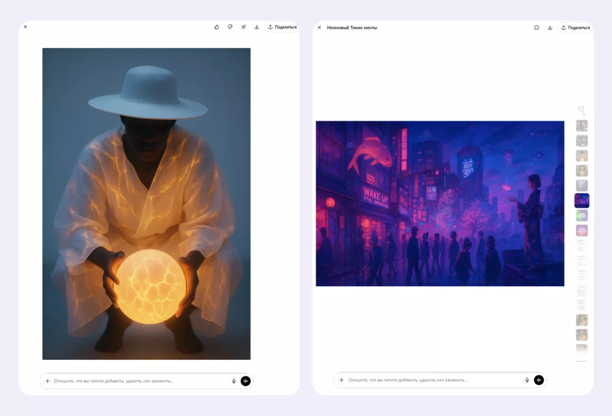 ChatGPT с генерацией изображений ChatGPT с генерацией изображений