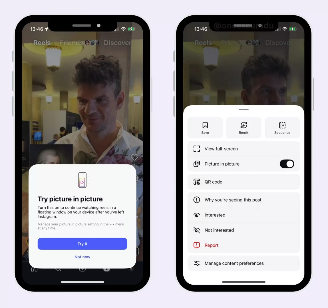 Instagram Reels получит режим «картинка в картинке» Instagram Reels получит режим «картинка в картинке»