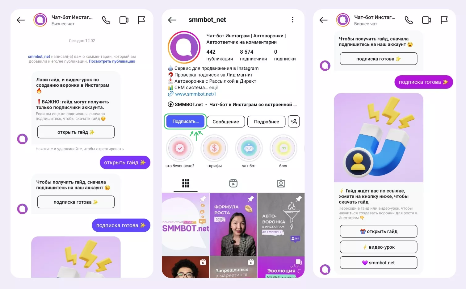 Настройте автоворонки с чат-ботом: заявки, бронирования, оплаты — на автомате Настройте автоворонки с чат-ботом: заявки, бронирования, оплаты — на автомате