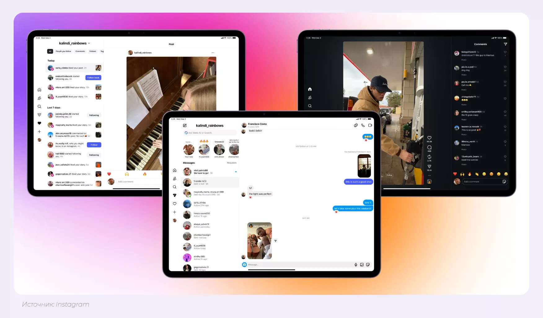 Instagram запустил официальное приложение для iPad Instagram запустил официальное приложение для iPad