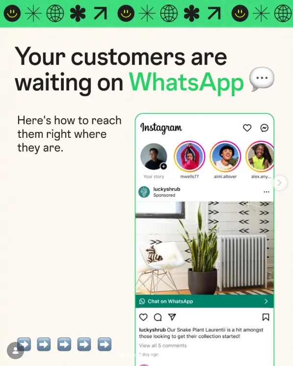 Instagram и WhatsApp усиливают продвижение продаж через личные сообщения Instagram и WhatsApp усиливают продвижение продаж через личные сообщения