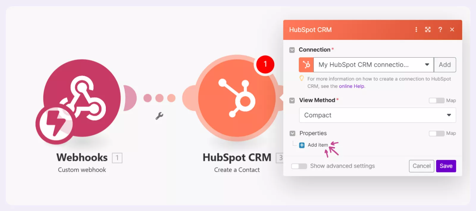 Настраиваем передачу данных из чат-бота в Hubspot_2