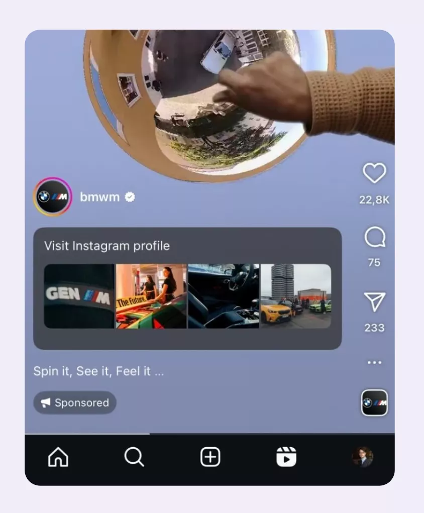 Новый рекламный формат в Instagram: бренды смогут показывать серию постов в одном объявлении Новый рекламный формат в Instagram: бренды смогут показывать серию постов в одном объявлении
