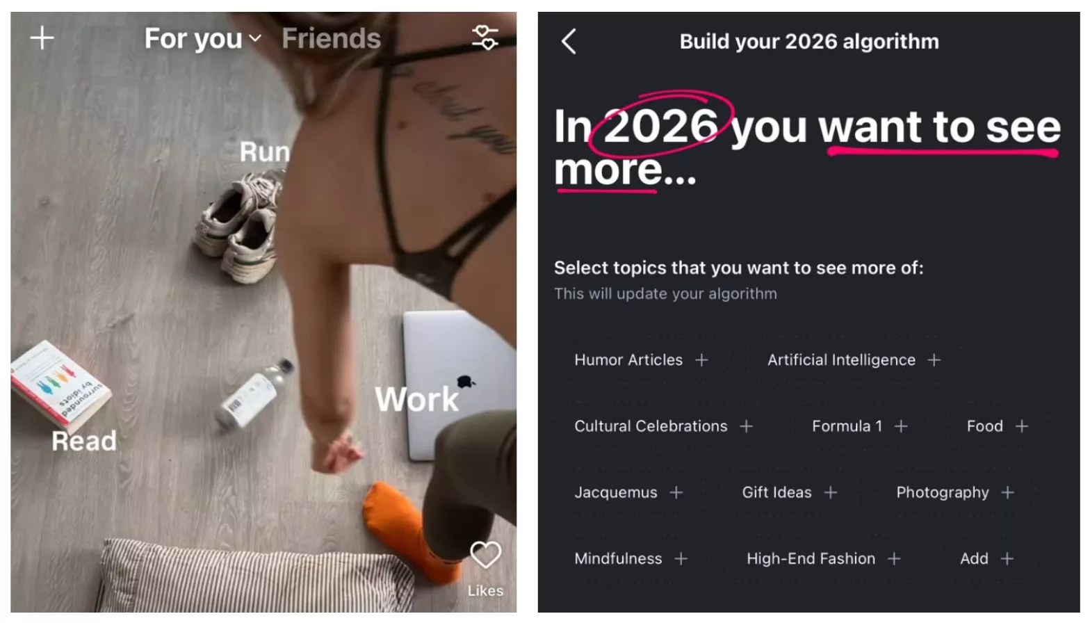Instagram запускает настройки алгоритма Reels (Your Algo) Instagram запускает настройки алгоритма Reels (Your Algo)