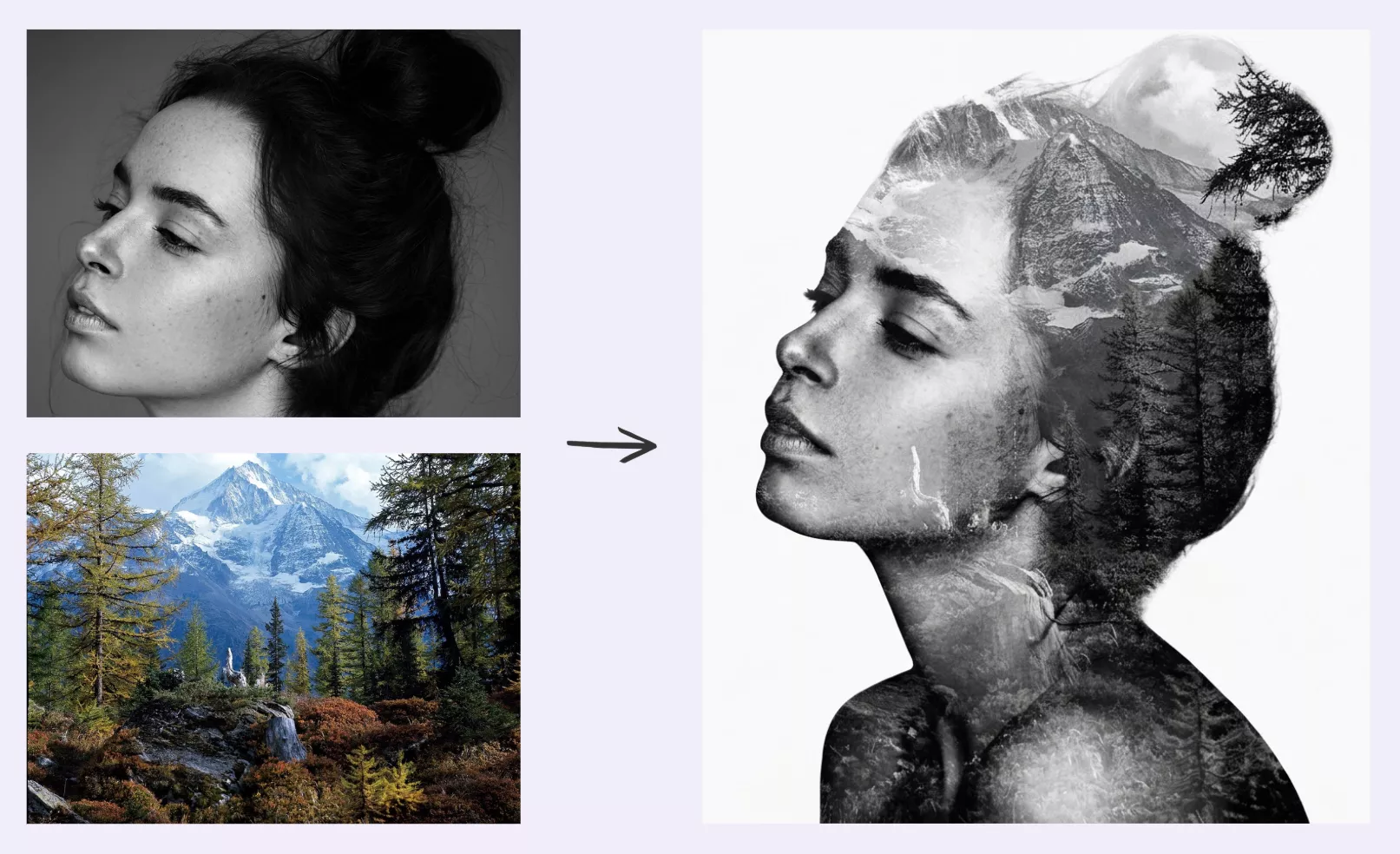 Эффект двойной экспозиции (Double Exposure)