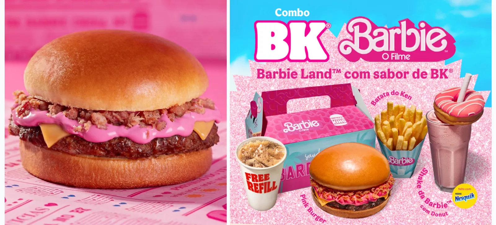 Burger King: Розовый бургер