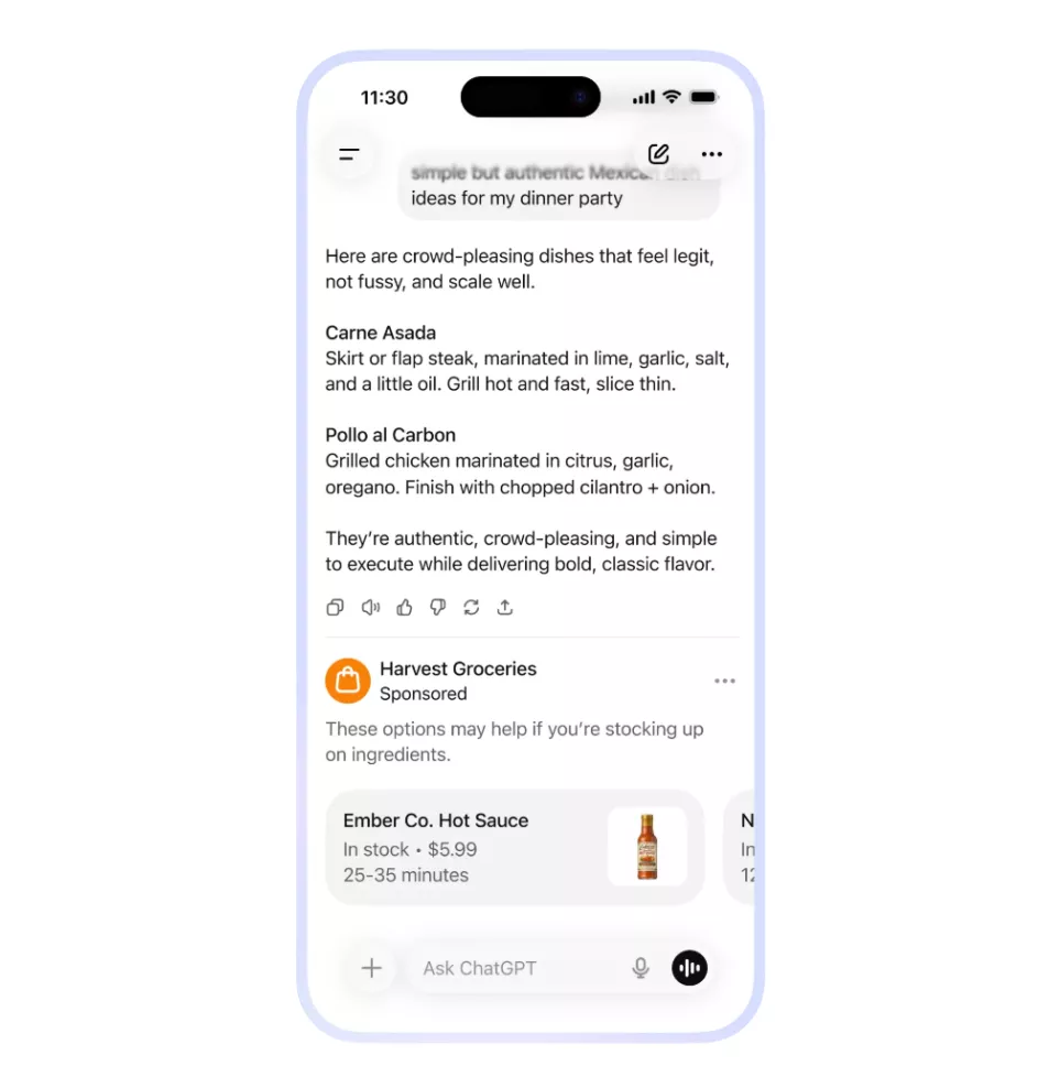 Что такое реклама ChatGPT? Что такое реклама ChatGPT?