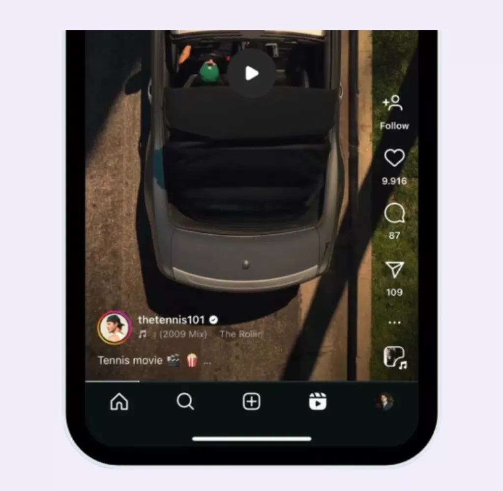 Обновления интерфейса Reels в Instagram Обновления интерфейса Reels в Instagram