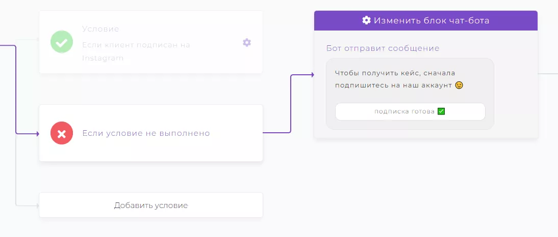 Настраиваем автоответчик на комментарии и сценарий чат-бота_19