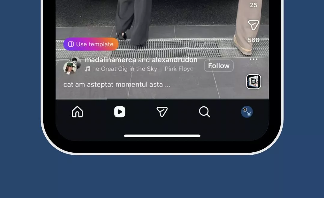 Instagram продвигает Reels, созданные в Edits, прямо в ленте