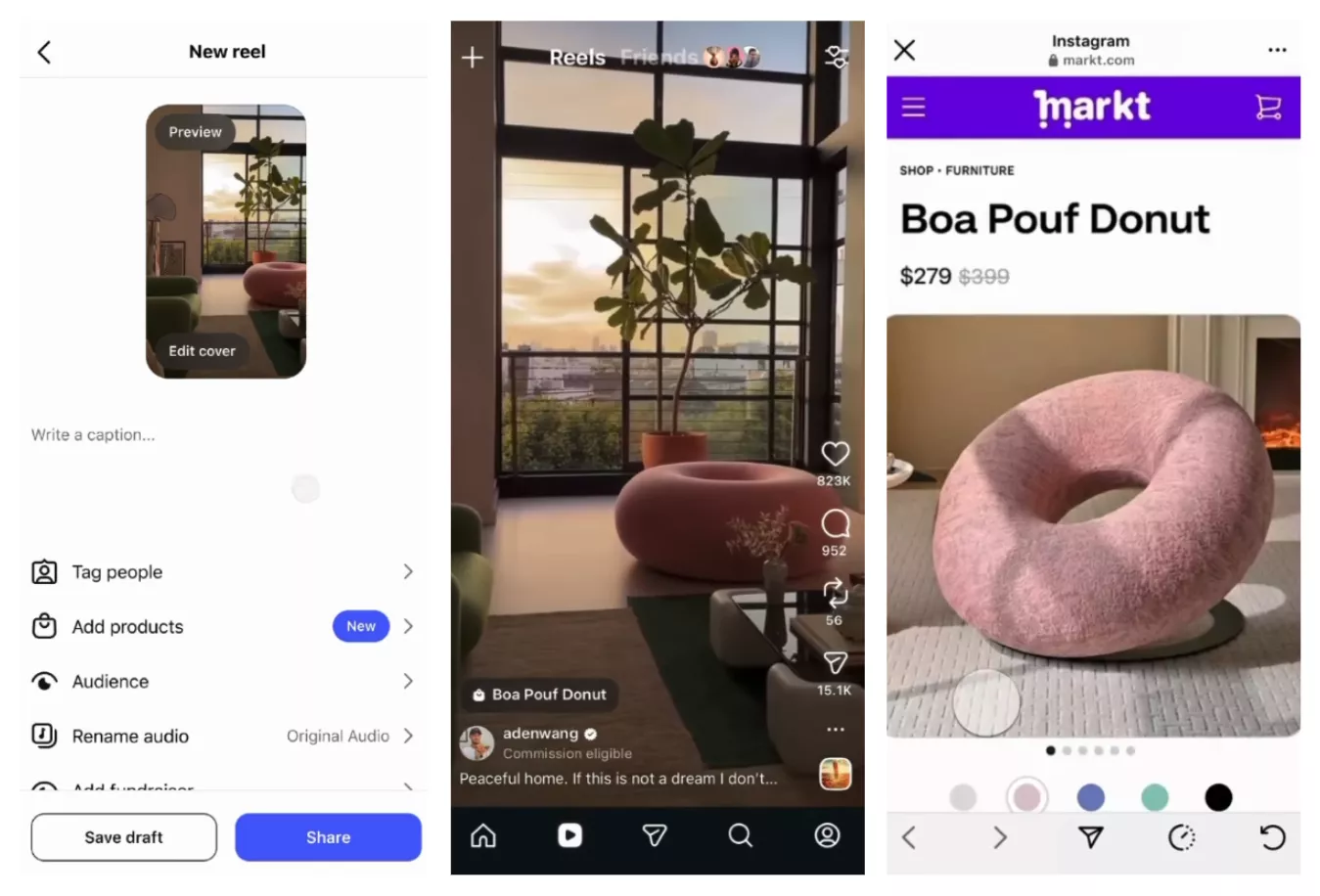 Instagram добавил партнёрские ссылки для отметки товаров в Reels Instagram добавил партнёрские ссылки для отметки товаров в Reels