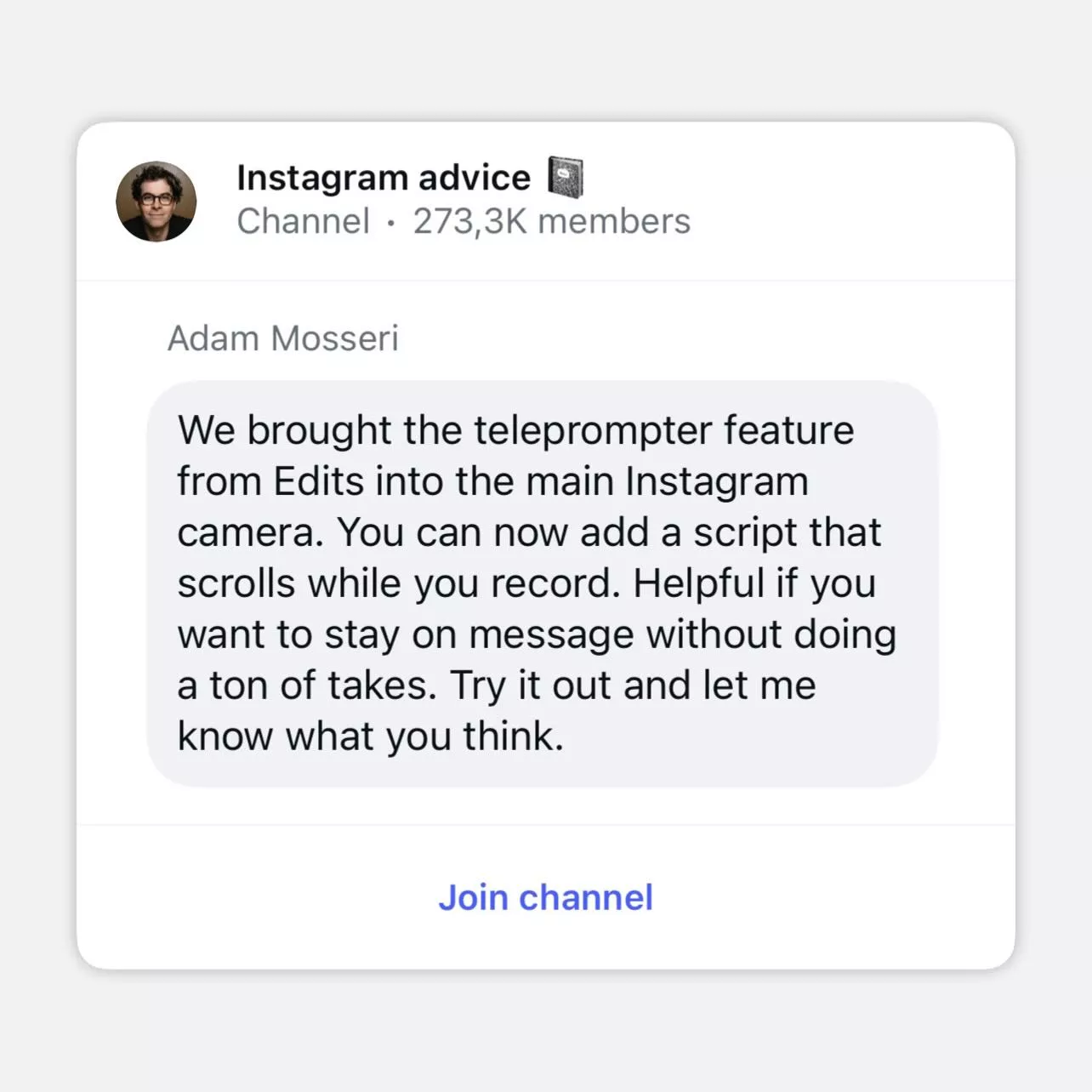 Instagram добавил телесуфлер в камеру Reels Instagram добавил телесуфлер в камеру Reels