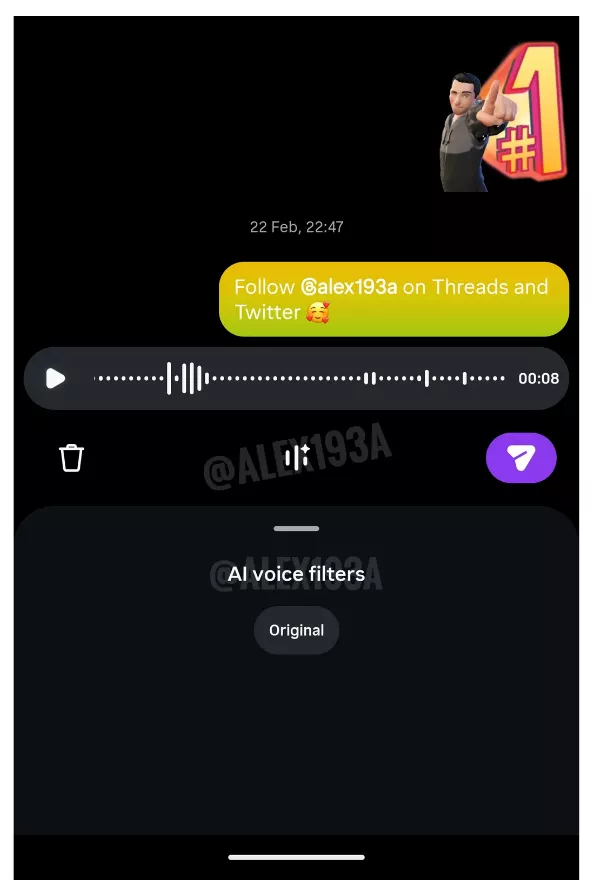 В Instagram появятся ИИ-фильтры для изменения голоса в сообщениях В Instagram появятся ИИ-фильтры для изменения голоса в сообщениях