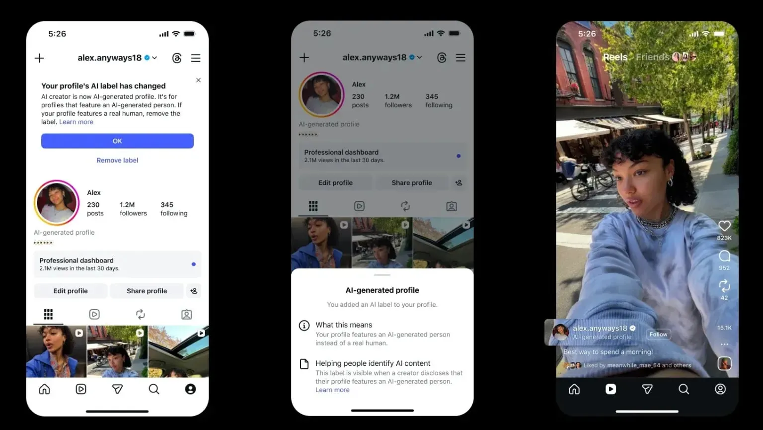 Instagram переименовал метку для ИИ-профилей Instagram переименовал метку для ИИ-профилей